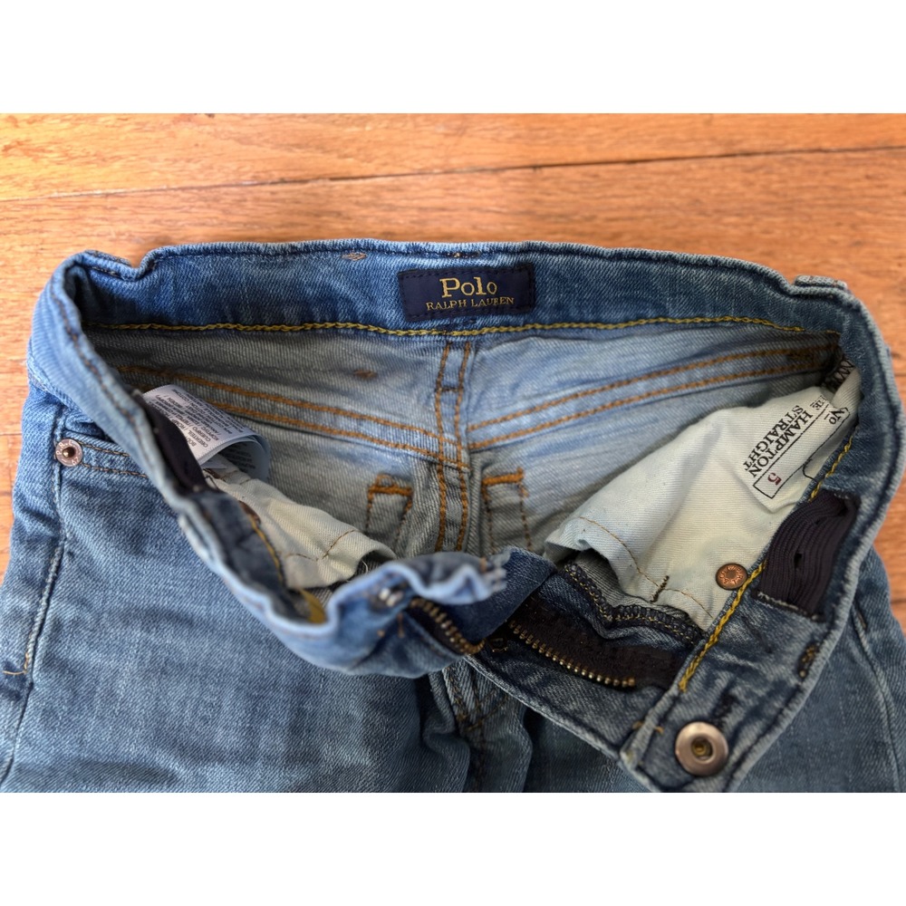 Polo Ralph Lauren Boys Size 5 Lot Jeans Seersucker Shirt T-Shirt Quarter Zip - Picture 9 of 11
